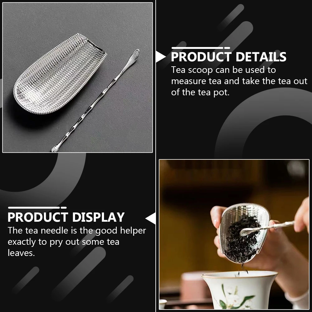 Tea Accessories Ceremony Scoop for Loose Utensil Tools Shovel Spoon Silver Scoops
Tea Accessories Ceremony Scoop for Loose Utensil Tools Shovel Spoon Silver Scoops