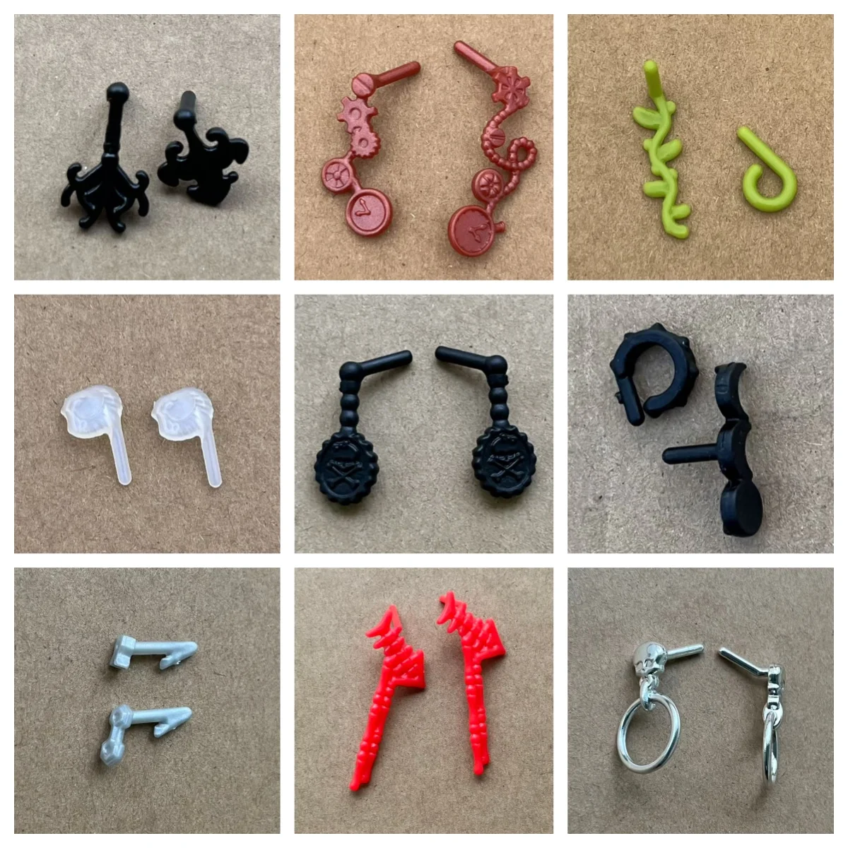 Doll Earrings Multi-Shape Doll Decors Red Silver Black White Green Color Doll Earring Parts DIY Doll Accessories
Doll Earrings Multi-Shape Doll Decors Red Silver Black White Green Color Doll Earring Parts DIY Doll Accessories
