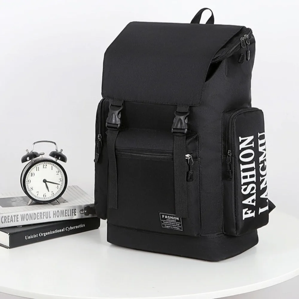 Simple Letter Men Backpack Large Capacity Laptop Bag Student Schoolbag Multifunctional Shoulders Bag Canvas Rucksack Male
Simple Letter Men Backpack Large Capacity Laptop Bag Student Schoolbag Multifunctional Shoulders Bag Canvas Rucksack Male