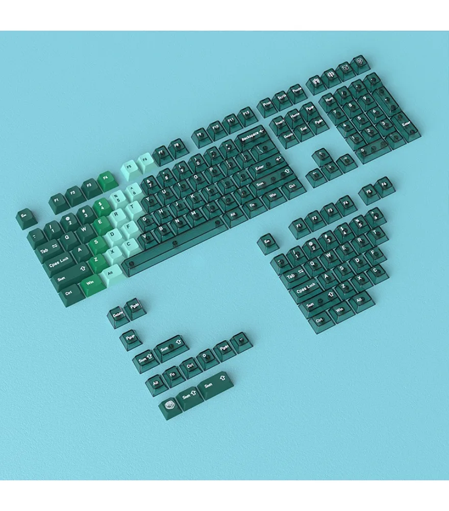 Personalized keycaps Spot keycaps Mechanical keyboards Small full set of 150 keys PBT sublimation PC double color original
Personalized keycaps Spot keycaps Mechanical keyboards Small full set of 150 keys PBT sublimation PC double color original