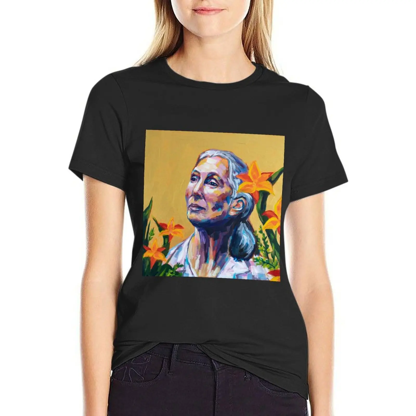 Jane Goodall T-Shirt vintage clothes customizeds anime hippie clothes plus size t shirts for Women loose fit
Jane Goodall T-Shirt vintage clothes customizeds anime hippie clothes plus size t shirts for Women loose fit