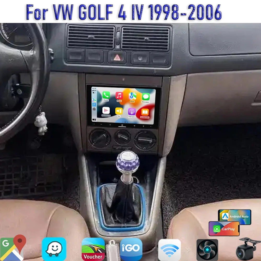 7" For VW GOLF 4IV 1999-2001 Car Stereo Radio Wireless Carplay Android 15 Auto Head Unit Intelligent System WIFI Navi 4G+WIFI
7" For VW GOLF 4IV 1999-2001 Car Stereo Radio Wireless Carplay Android 15 Auto Head Unit Intelligent System WIFI Navi 4G+WIFI