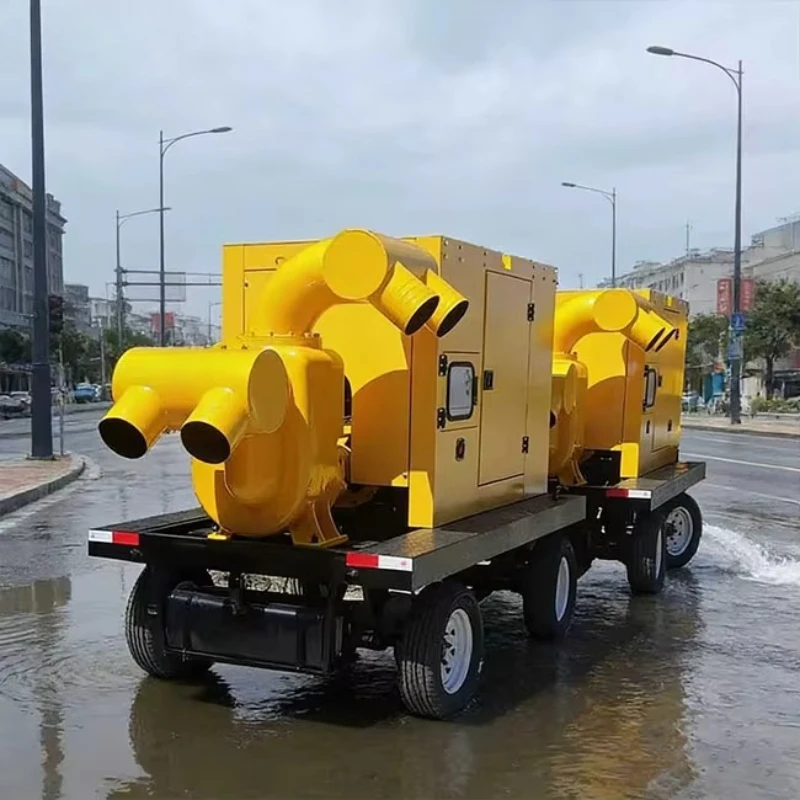 Trash Pump Diesel Self Priming Large Flow Mobile Emergency Drainage Pump
Trash Pump Diesel Self Priming Large Flow Mobile Emergency Drainage Pump