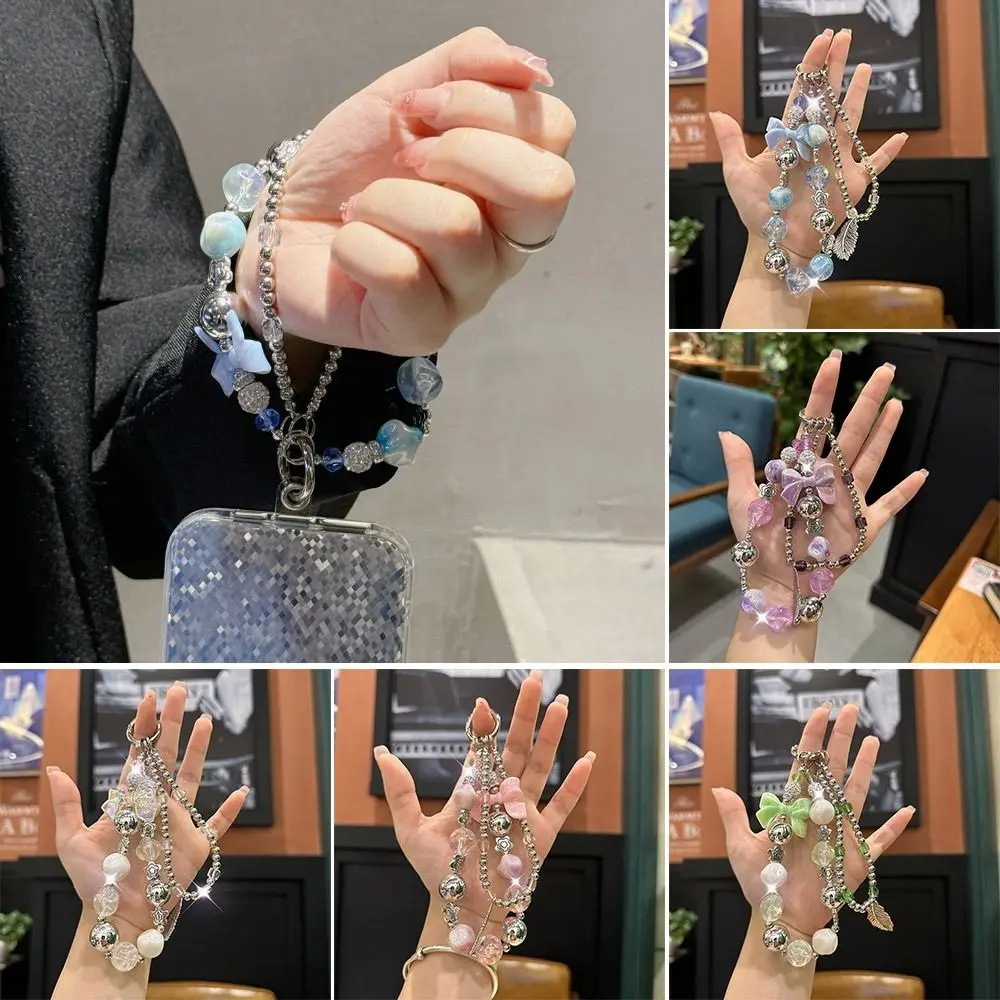 Fashion Acrylic Electroplated Bead Phone Chain Detachable Double Chain Short Wrist Chain Glitter Bag Pendant for Women Girls
Fashion Acrylic Electroplated Bead Phone Chain Detachable Double Chain Short Wrist Chain Glitter Bag Pendant for Women Girls