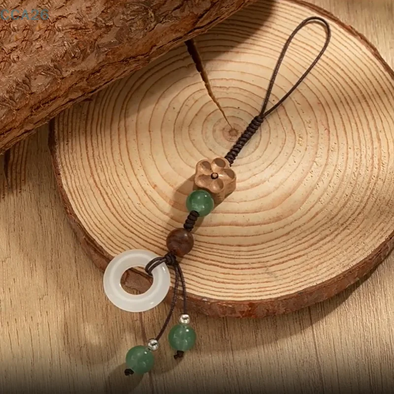 Винтажный стиль, имитация нефритового бисера, кулон, ремешок для мобильного телефона для женщин, украшение, подарок 
Винтажный стиль, имитация нефритового бисера, кулон, ремешок для мобильного телефона для женщин, украшение, подарок