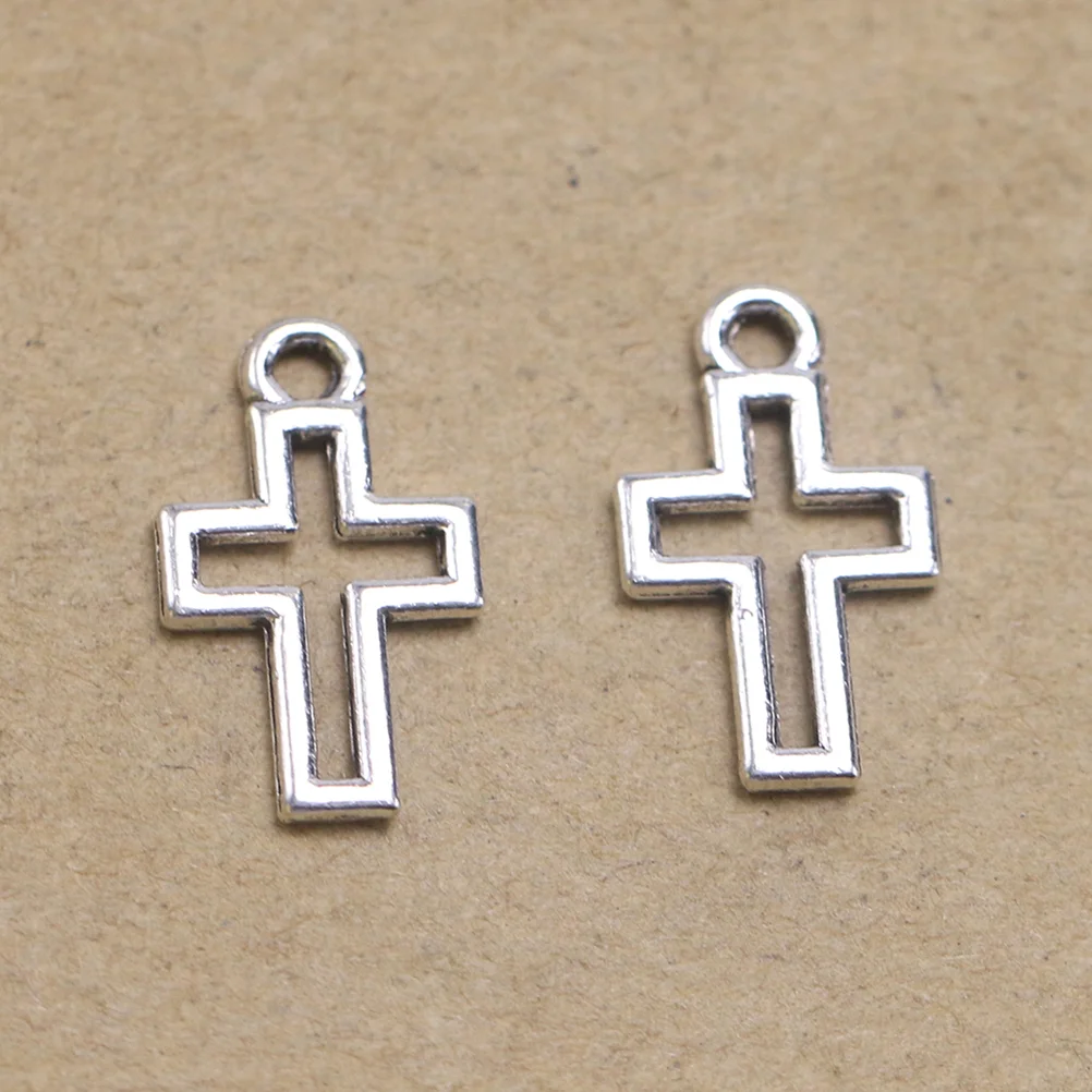 50pcs Alloy Hollow out Cross Pendants DIY Charms Jewelry Making Accessory for Necklace Bracelet ( Silver)
50pcs Alloy Hollow out Cross Pendants DIY Charms Jewelry Making Accessory for Necklace Bracelet ( Silver)