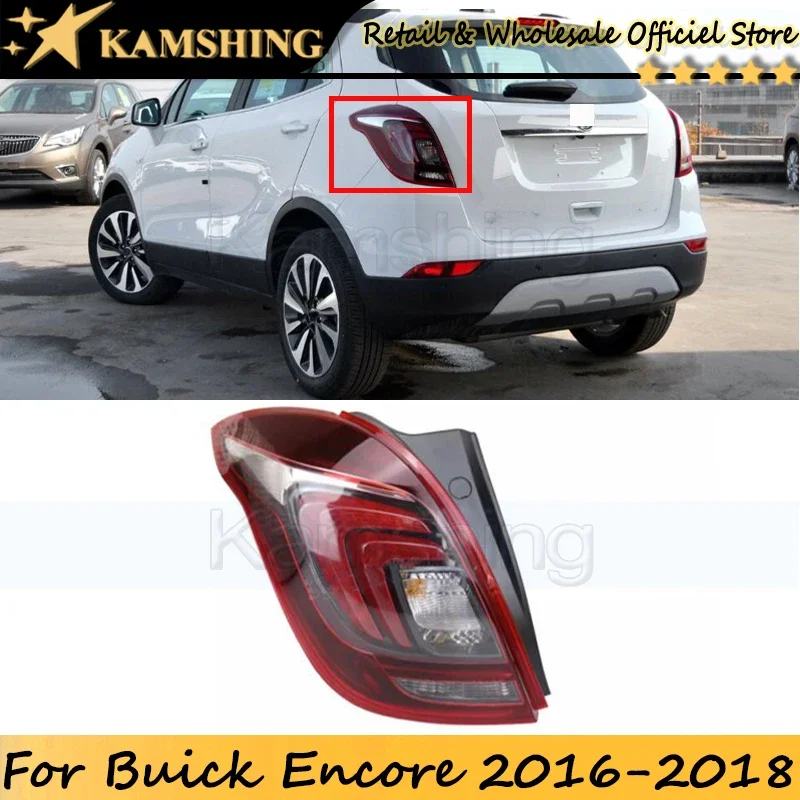 Kamshing Outer For Buick Encore 2016 2017 2018 LED Rear Tail light lamp Taillights taillamps Brake Light Raer light car light
Kamshing Outer For Buick Encore 2016 2017 2018 LED Rear Tail light lamp Taillights taillamps Brake Light Raer light car light