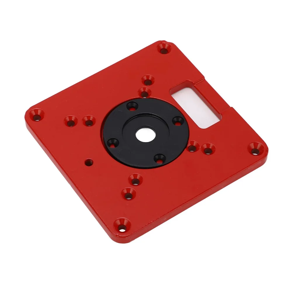Aluminum Alloy Router Table Insert Plate Red Color Universal Design Universal Router Plate Aluminium Material Router Base Plate
Aluminum Alloy Router Table Insert Plate Red Color Universal Design Universal Router Plate Aluminium Material Router Base Plate