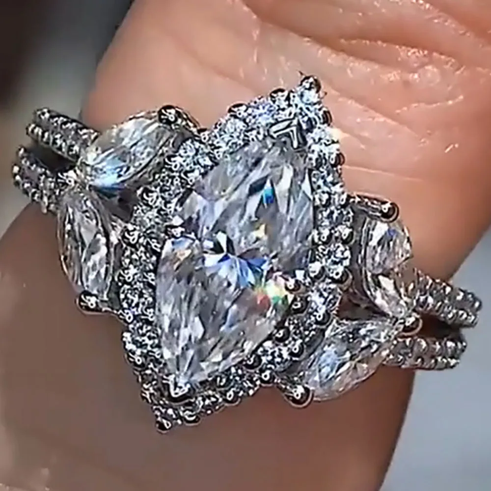 Custom Solid 10K White Gold Women Wedding Party Anniversary Engagement Ring 1 2 3 4 5 Ct Marquise Moissanite Diamond Ring Luxury
Custom Solid 10K White Gold Women Wedding Party Anniversary Engagement Ring 1 2 3 4 5 Ct Marquise Moissanite Diamond Ring Luxury