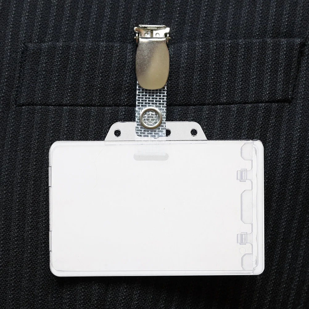 3pcs Badge Card Holder ID Sleeve Clear ABS Name Card Protector for Nurses Teachers Students Office Employees Credit Game Photo
3pcs Badge Card Holder ID Sleeve Clear ABS Name Card Protector for Nurses Teachers Students Office Employees Credit Game Photo