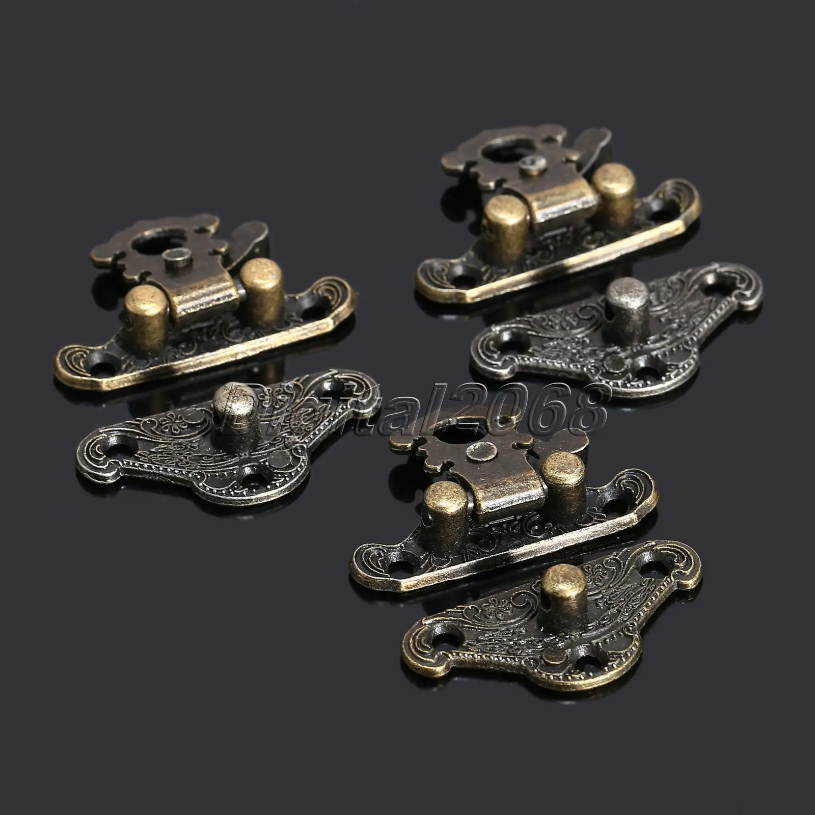 12Pcs Antique Bronze Latches Catches Hasps Clasp Catches Lock Decorative Jewelry Wine Wooden Box Case Hooks with screws 28x23mm
12Pcs Antique Bronze Latches Catches Hasps Clasp Catches Lock Decorative Jewelry Wine Wooden Box Case Hooks with screws 28x23mm