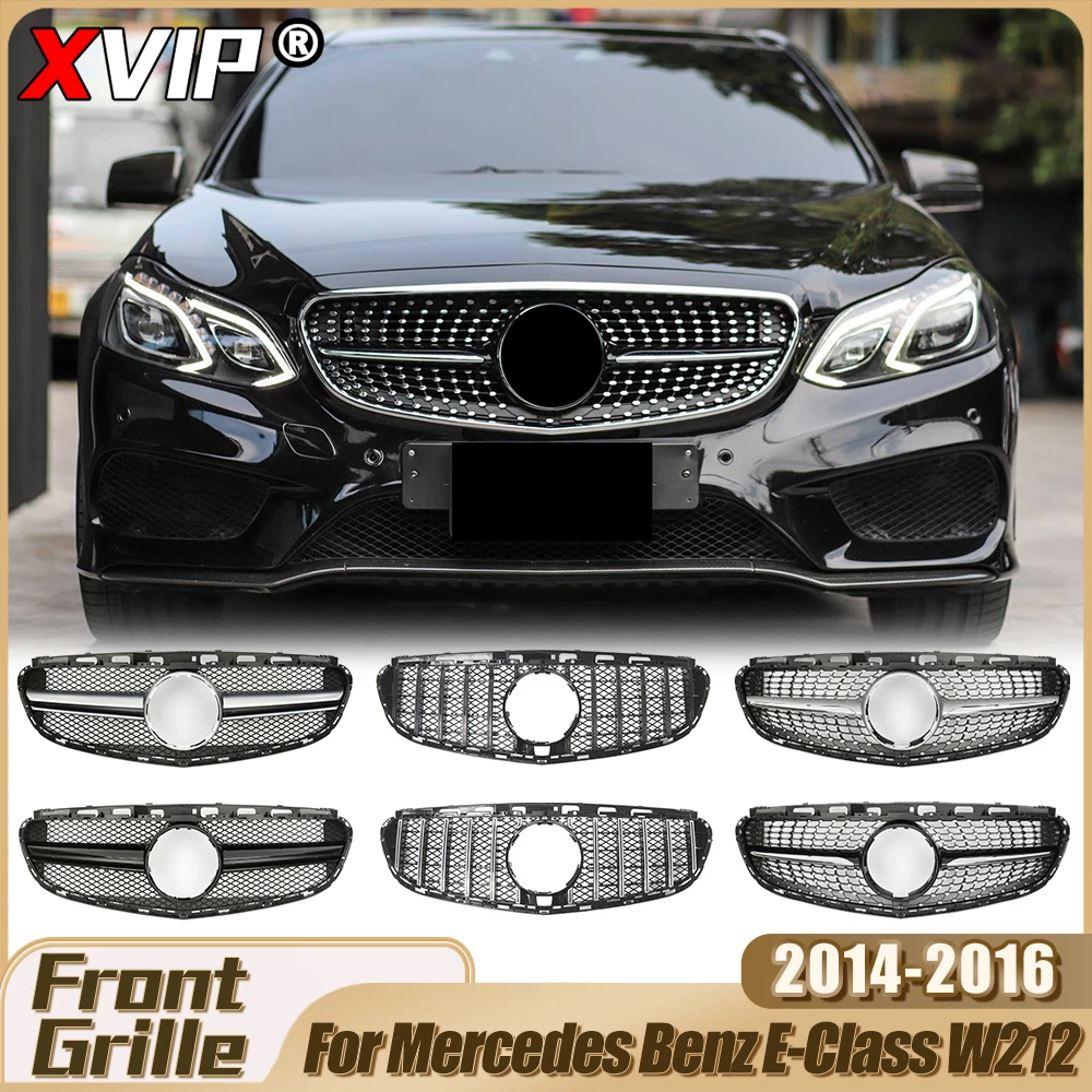 XVIP Diamonds Style Front Racing Grille For Mercedes Benz E-Class W212 E200 E250 E350 E550 2014-2016 Chrome GTR Style Grill Mesh
XVIP Diamonds Style Front Racing Grille For Mercedes Benz E-Class W212 E200 E250 E350 E550 2014-2016 Chrome GTR Style Grill Mesh