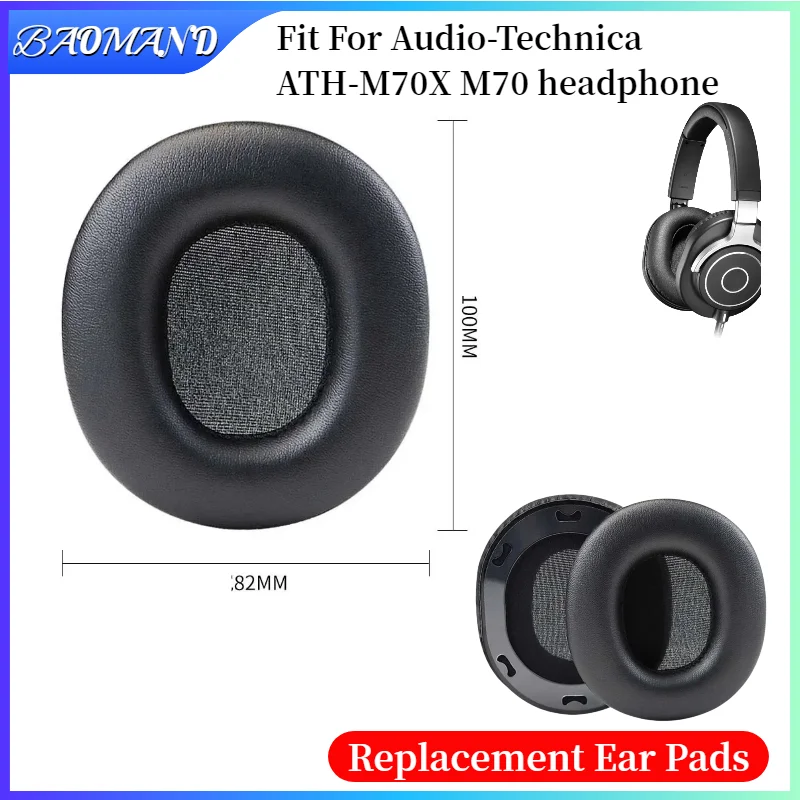 Replacement Earpads for Audio-Technica ATH-M70X M70 Headphones Earmuff Ear Pads Cushion Cover Sleeve
Replacement Earpads for Audio-Technica ATH-M70X M70 Headphones Earmuff Ear Pads Cushion Cover Sleeve