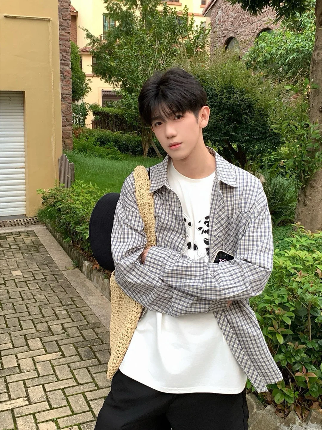 White Plaid Long Sleeve Shirt Men's Spring Autumn Stylish American Stripe Cleanfit Jacket Loose Fit Youthful Trend Couples Wear
White Plaid Long Sleeve Shirt Men's Spring Autumn Stylish American Stripe Cleanfit Jacket Loose Fit Youthful Trend Couples Wear