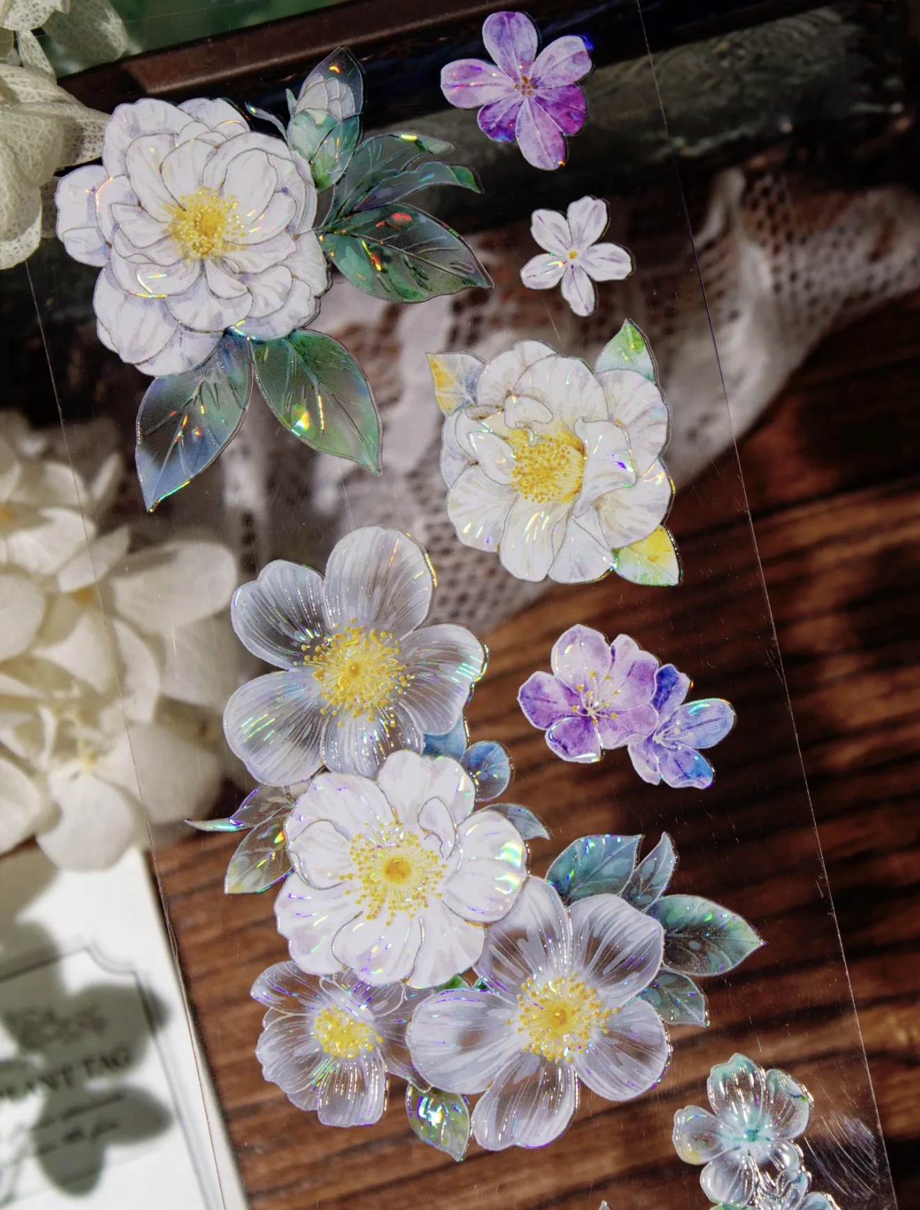 TimeGrids Studio Vintage White Camellia Sweet Dream Washi PET Tape for Card Making Decoration DIY Scrapbooking Plan Stickers
TimeGrids Studio Vintage White Camellia Sweet Dream Washi PET Tape for Card Making Decoration DIY Scrapbooking Plan Stickers