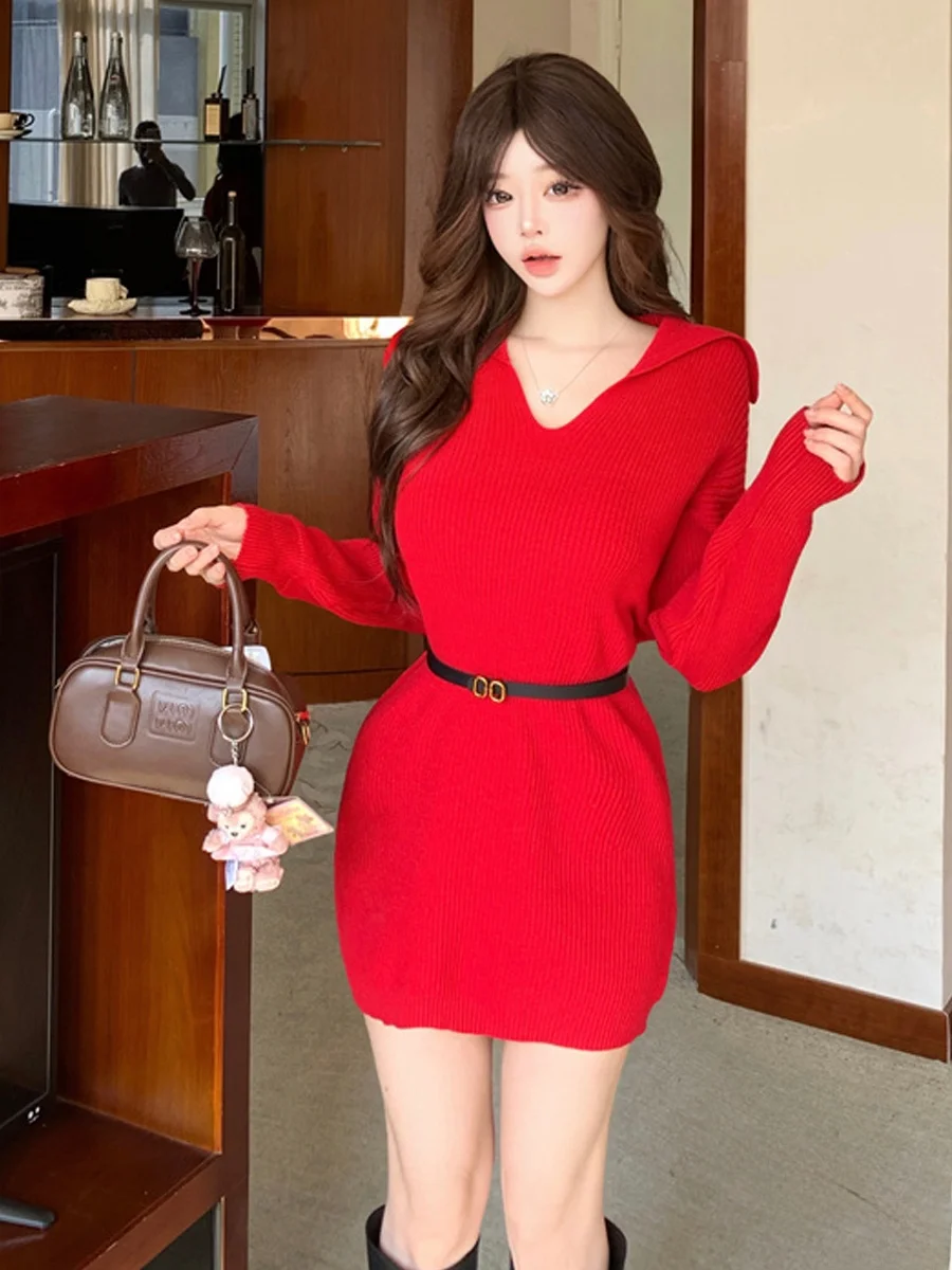 Сексуальное вязаное облегающее платье-миди с V-образным вырезом, юбка-обертка, приталенное, средней длины, из трикотажной ткани
Сексуальное вязаное облегающее платье-миди с V-образным вырезом, юбка-обертка, приталенное, средней длины, из трикотажной ткани