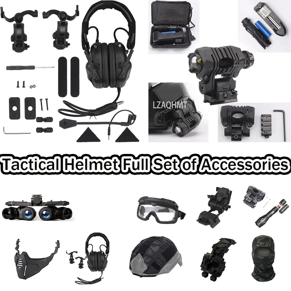 Helmet Accessories And Fast Airsoft Helmet Set,GPNVG 18 Night Vision Four,Military Headset,for Assemble Tactical Helmet
Helmet Accessories And Fast Airsoft Helmet Set,GPNVG 18 Night Vision Four,Military Headset,for Assemble Tactical Helmet