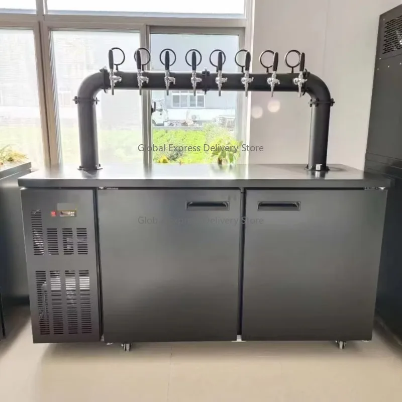 Beer Dispenser Beer Cooler Machine for Beer Cooling with Black 8 Tap Tower 
Beer Dispenser Beer Cooler Machine for Beer Cooling with Black 8 Tap Tower
