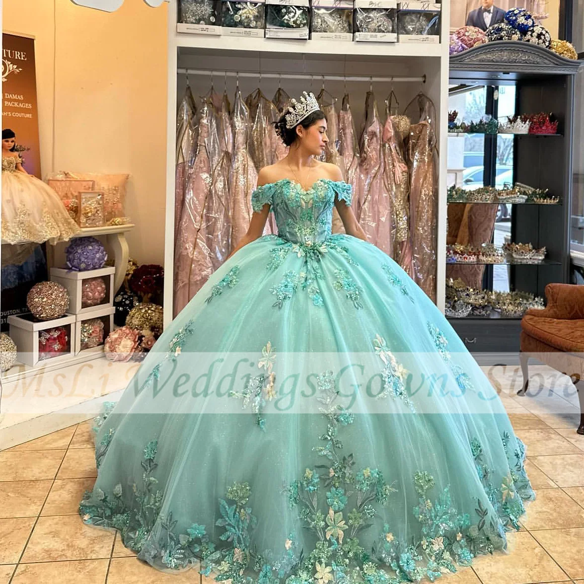 Green Quinceanera Dresses Ball Gowns Appliques Beads Sweep Train Birthday Party Prom Dress Custom Vestidos De 15 Quinceañera
Green Quinceanera Dresses Ball Gowns Appliques Beads Sweep Train Birthday Party Prom Dress Custom Vestidos De 15 Quinceañera