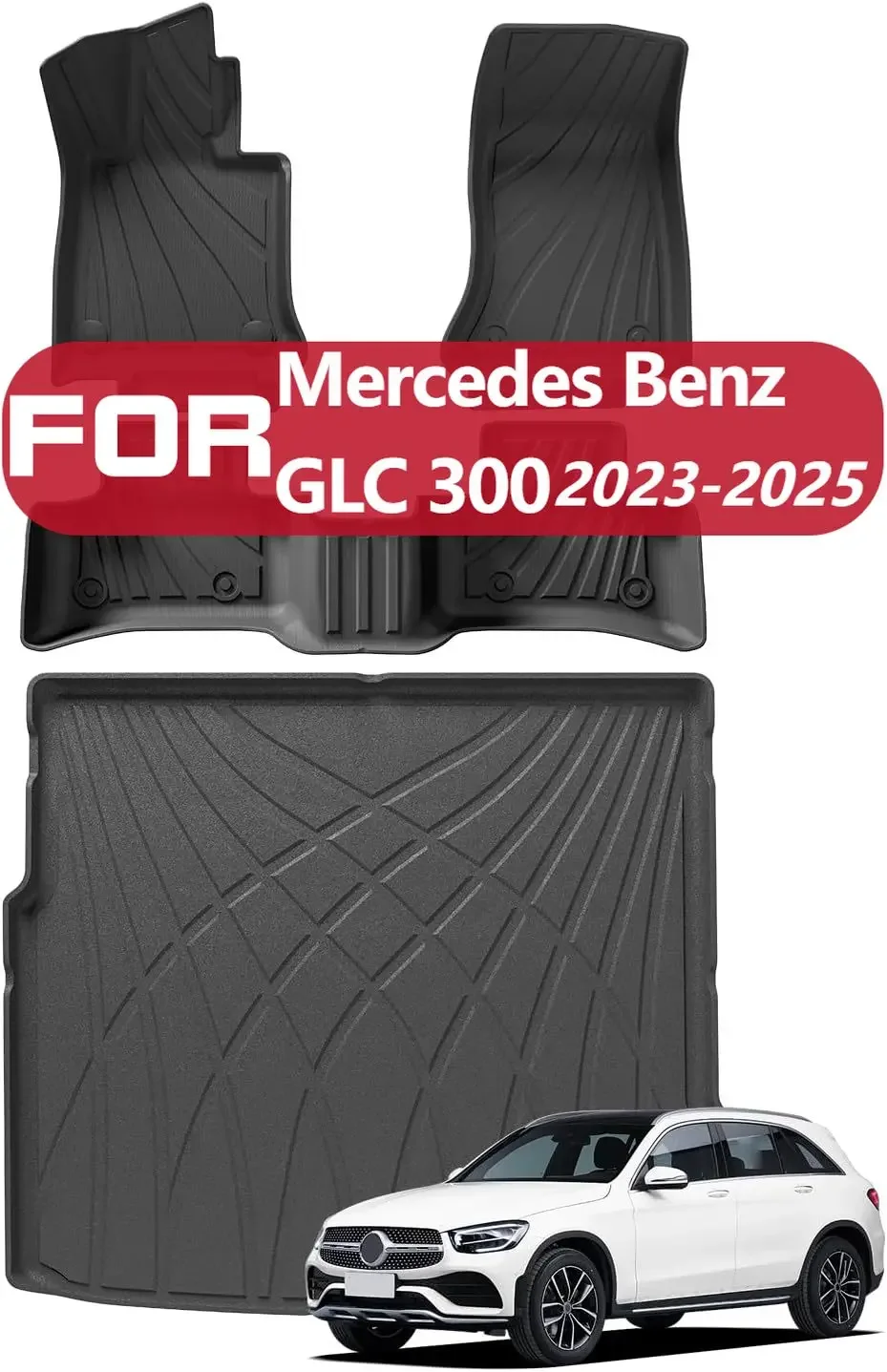 Floor Mats Cargo Liner For 2023 2024 2025 Mercedes Benz GLC 300 / 350e / 43 AMG All Weather Floor Liners Trunk Mat For Mercede
Floor Mats Cargo Liner For 2023 2024 2025 Mercedes Benz GLC 300 / 350e / 43 AMG All Weather Floor Liners Trunk Mat For Mercede