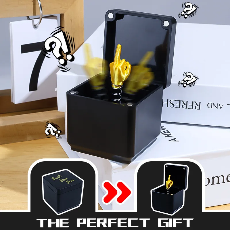3D Printed Middle Finger in a Box Prank Surprise Gift Box Toys 3D Printed Toys Funny Desk Decoration Birthday Gift Accessories
3D Printed Middle Finger in a Box Prank Surprise Gift Box Toys 3D Printed Toys Funny Desk Decoration Birthday Gift Accessories