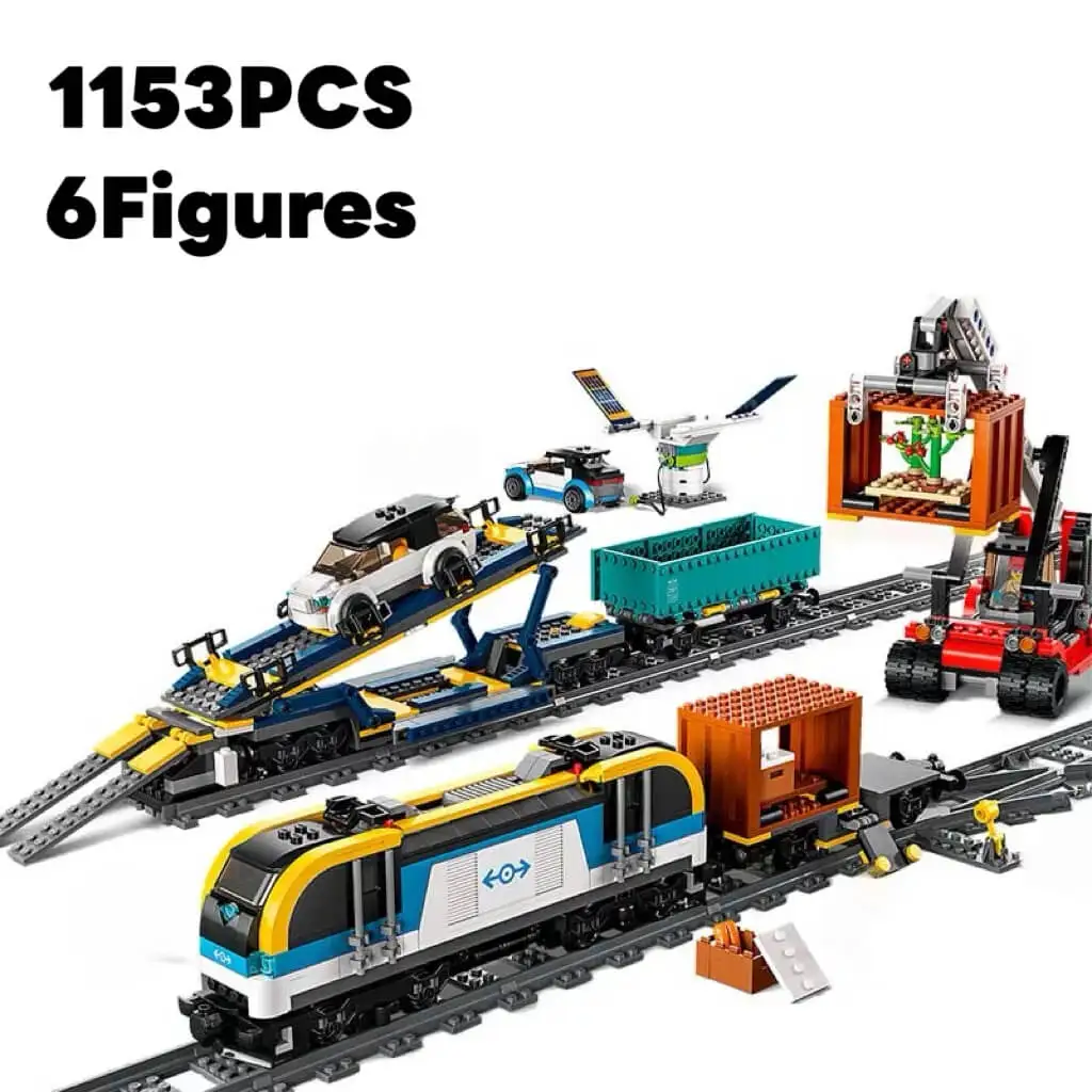 1153Pcs MOC Technical Remote Control City Train Building Blocks Railway Bricks Model Assembling Toys for Children Birthday Gift
1153Pcs MOC Technical Remote Control City Train Building Blocks Railway Bricks Model Assembling Toys for Children Birthday Gift