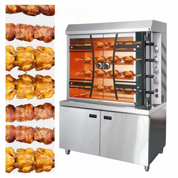 Barbecue shop Gas roast chicken Roast duck oven Automatic grill machine Commercial rotary chicken oven
Barbecue shop Gas roast chicken Roast duck oven Automatic grill machine Commercial rotary chicken oven