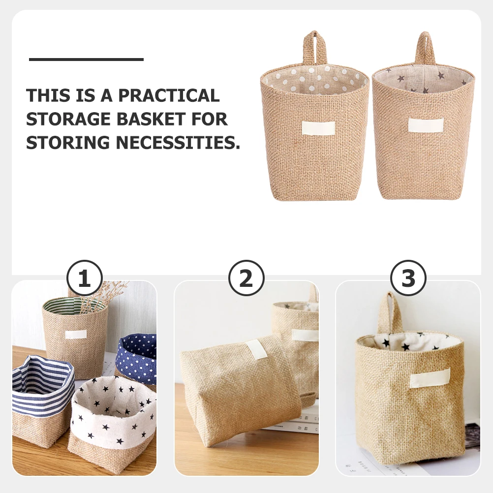 2Pcs Multi-Function Storage Basket Creative Design Wall Hanging Clear Bins Practical Clothes Container Storage Basket
2Pcs Multi-Function Storage Basket Creative Design Wall Hanging Clear Bins Practical Clothes Container Storage Basket