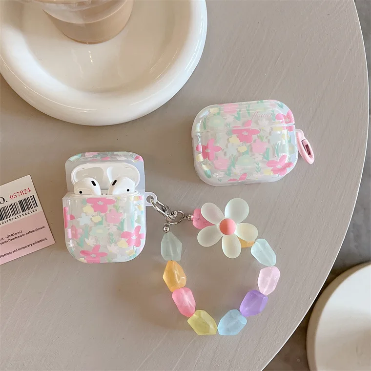 Small fresh pink flowers For Apple AirPods 1 2 pro Bluetooth Headphone Cover 3rd Generation Silicone Soft Cover Protective Case
Small fresh pink flowers For Apple AirPods 1 2 pro Bluetooth Headphone Cover 3rd Generation Silicone Soft Cover Protective Case