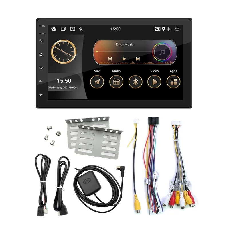 Классический 7-дюймовый 2 + 32G автомобильный сенсорный экран Радио IPS Android Auto Carplay Универсальный стерео мультимедийный плеер Беспроводной, Bluetooth, GPS
Классический 7-дюймовый 2 + 32G автомобильный сенсорный экран Радио IPS Android Auto Carplay Универсальный стерео мультимедийный плеер Беспроводной, Bluetooth, GPS