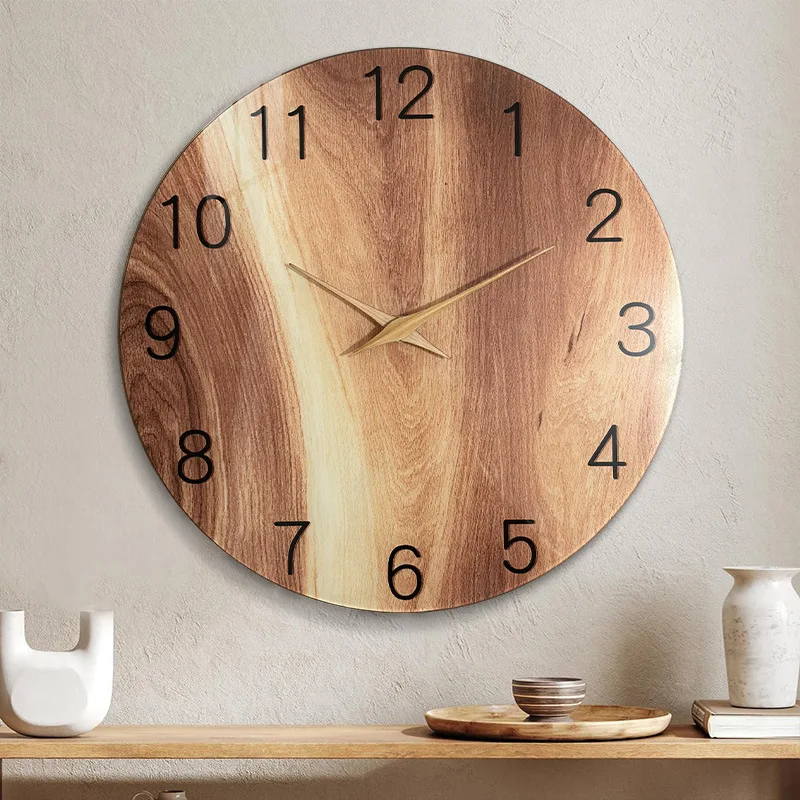 New Vintage Wood Grain Wall Clock Dial Simple Living Room Silent Clock Creative Large Number Wall Hanging Watch Home Decoration
New Vintage Wood Grain Wall Clock Dial Simple Living Room Silent Clock Creative Large Number Wall Hanging Watch Home Decoration