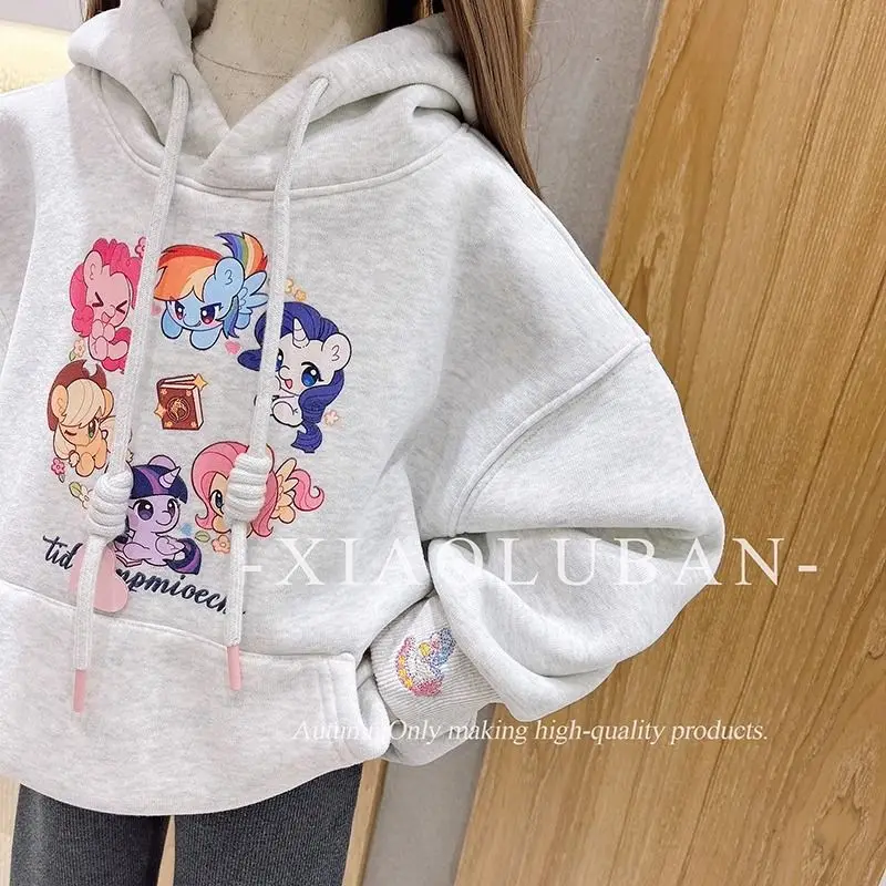 Cute My Little Pony Kawaii Anime Sweater Cartoon Comfortable Loose Printed Children Autumn Top Hooded Sweatshirt Creative Gifts
Cute My Little Pony Kawaii Anime Sweater Cartoon Comfortable Loose Printed Children Autumn Top Hooded Sweatshirt Creative Gifts
