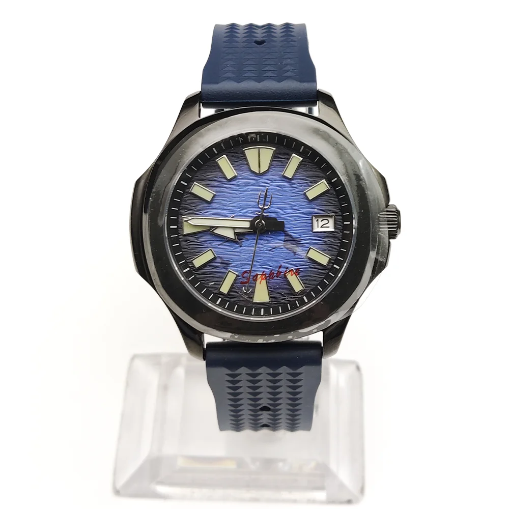 Casual Sports Men's Watch 42mm Case Waterproof Screw Grip Silicone Strap Stainless Steel Case Sapphire Self-Winding NH35 Movemen
Casual Sports Men's Watch 42mm Case Waterproof Screw Grip Silicone Strap Stainless Steel Case Sapphire Self-Winding NH35 Movemen