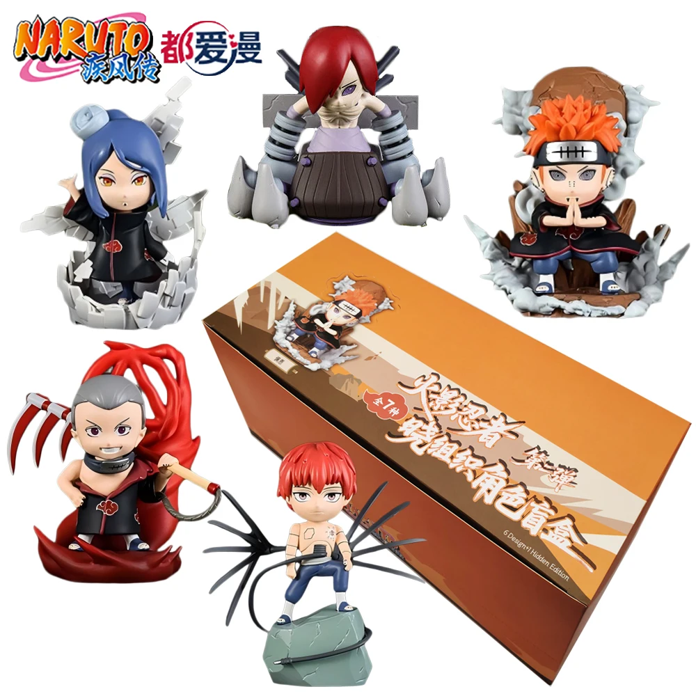New Genuine Naruto Akatsuki Characters Series Blind Box Anime Peripheral Collectible Toys Desk Display Figurines Holiday Gifts 
New Genuine Naruto Akatsuki Characters Series Blind Box Anime Peripheral Collectible Toys Desk Display Figurines Holiday Gifts