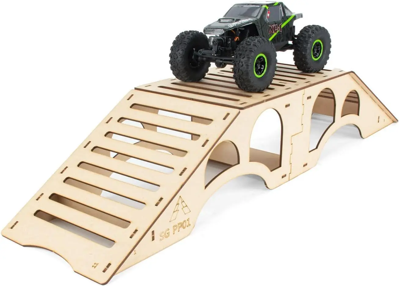 Wooden RC Crawler Bridge and Runway Set, Off-Road Obstacle Course for Axial SCX30 Size 63.5*15*11.5CM 【Slope Bridge】
Wooden RC Crawler Bridge and Runway Set, Off-Road Obstacle Course for Axial SCX30 Size 63.5*15*11.5CM 【Slope Bridge】