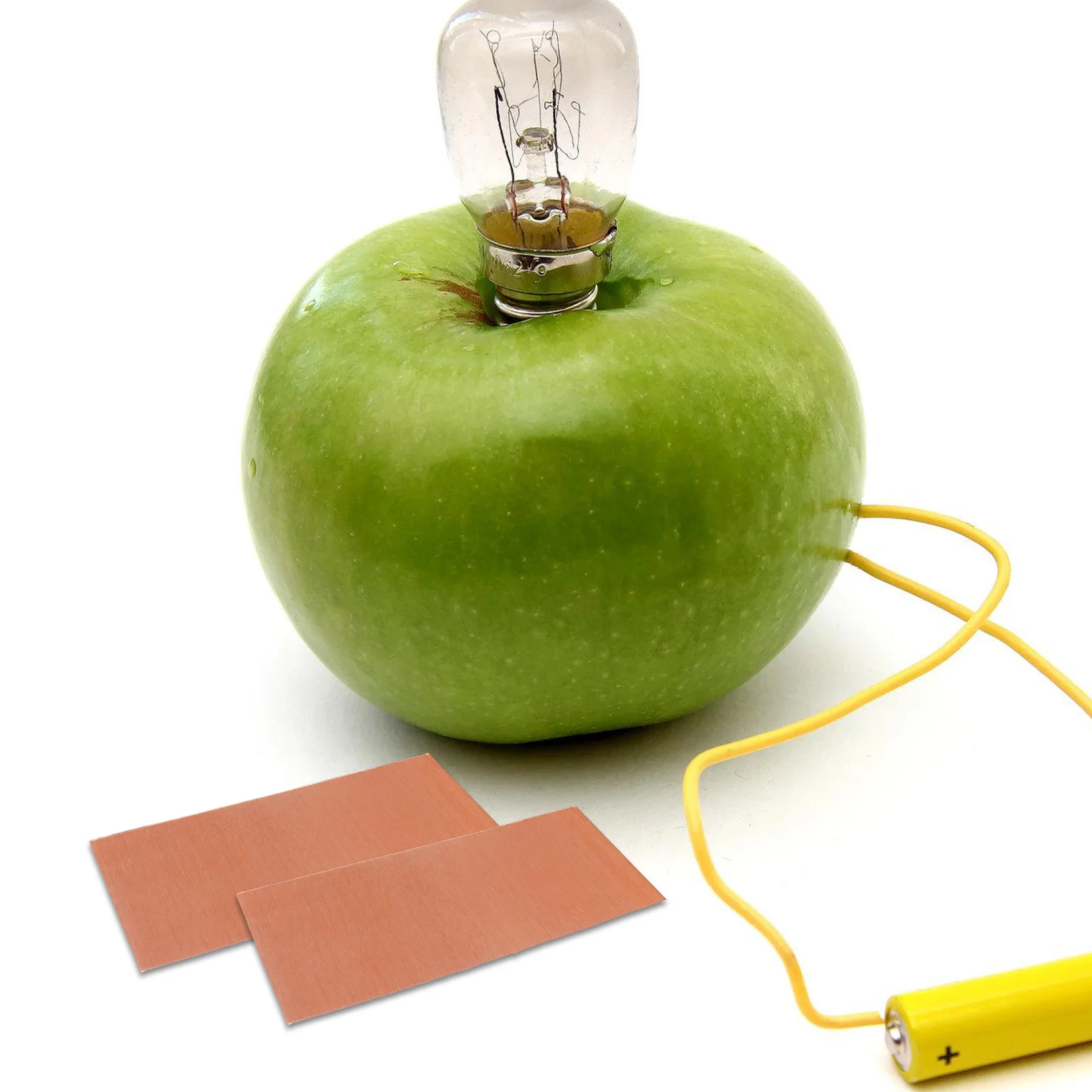 10pcs Copper Electrode Plates 5x2cm Fruit Experiment Supplies Reusable Teaching Tools Science Education 
10pcs Copper Electrode Plates 5x2cm Fruit Experiment Supplies Reusable Teaching Tools Science Education