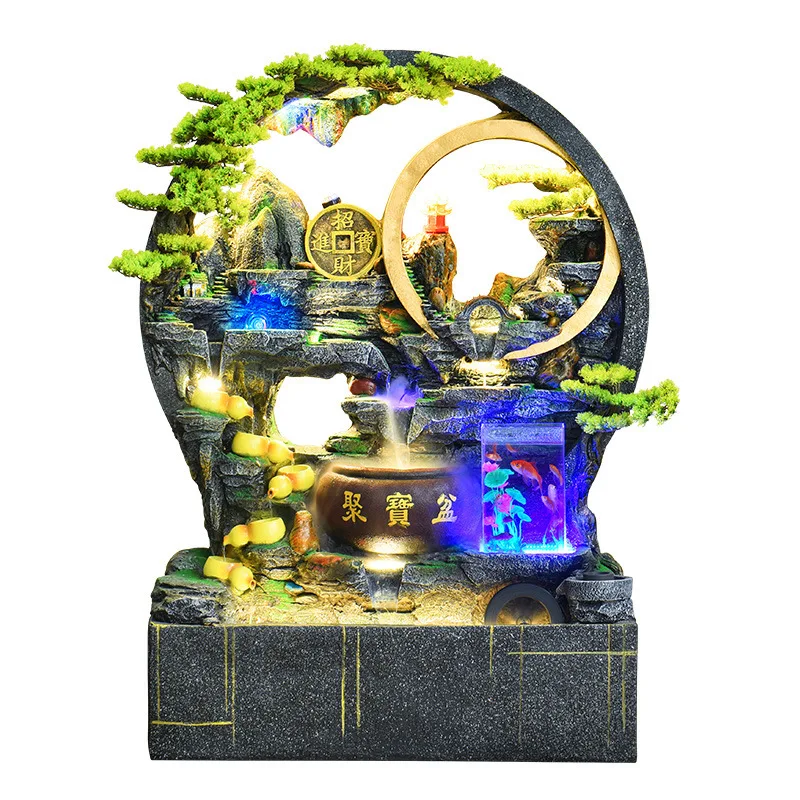 Rockery flowing water fountain living room floor ornament flowing water screen landscape
Rockery flowing water fountain living room floor ornament flowing water screen landscape