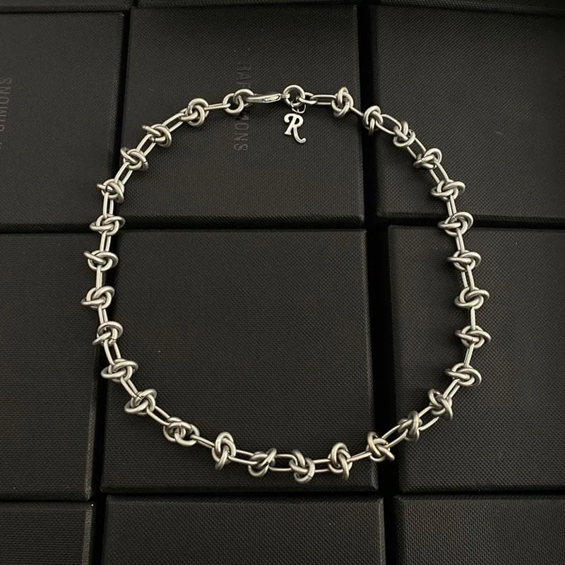 Knotted Hip Hop High Street Personality Vintage Necklace For Men and Women Jewelry Gift
Knotted Hip Hop High Street Personality Vintage Necklace For Men and Women Jewelry Gift