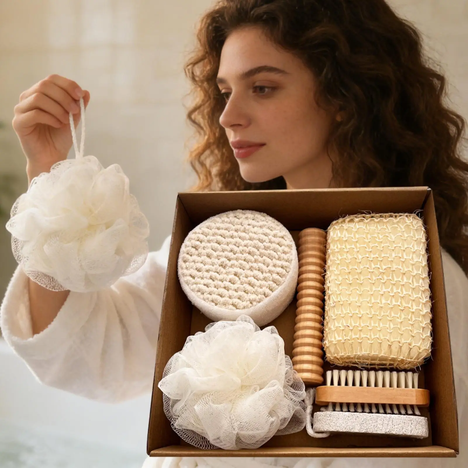 Набор: мочалка-губка для душа, скраб-шар, пилка для ног, губки для тела – для мужчин, женщин, мам, пап, семьи, бабушек, дедушек, подруг
Набор: мочалка-губка для душа, скраб-шар, пилка для ног, губки для тела – для мужчин, женщин, мам, пап, семьи, бабушек, дедушек, подруг