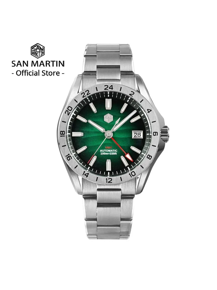San Martin 39mm Purple Desert Texture Dial Luxury Men Dress Watch NH34 GMT Automatic Mechanical Waterproof 100m Luminous SN0129
San Martin 39mm Purple Desert Texture Dial Luxury Men Dress Watch NH34 GMT Automatic Mechanical Waterproof 100m Luminous SN0129