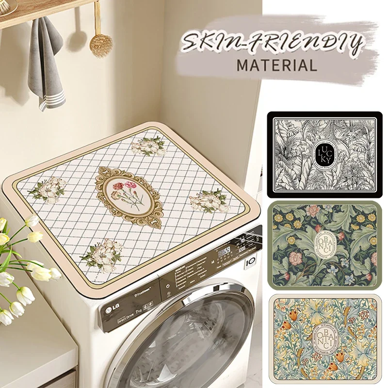 Washing Machine Dust Cover Fridge Microwave Oven Protector Dustproof Covers Drying Mat Absorbent Non Slip Kitchen Drain Pad
Washing Machine Dust Cover Fridge Microwave Oven Protector Dustproof Covers Drying Mat Absorbent Non Slip Kitchen Drain Pad