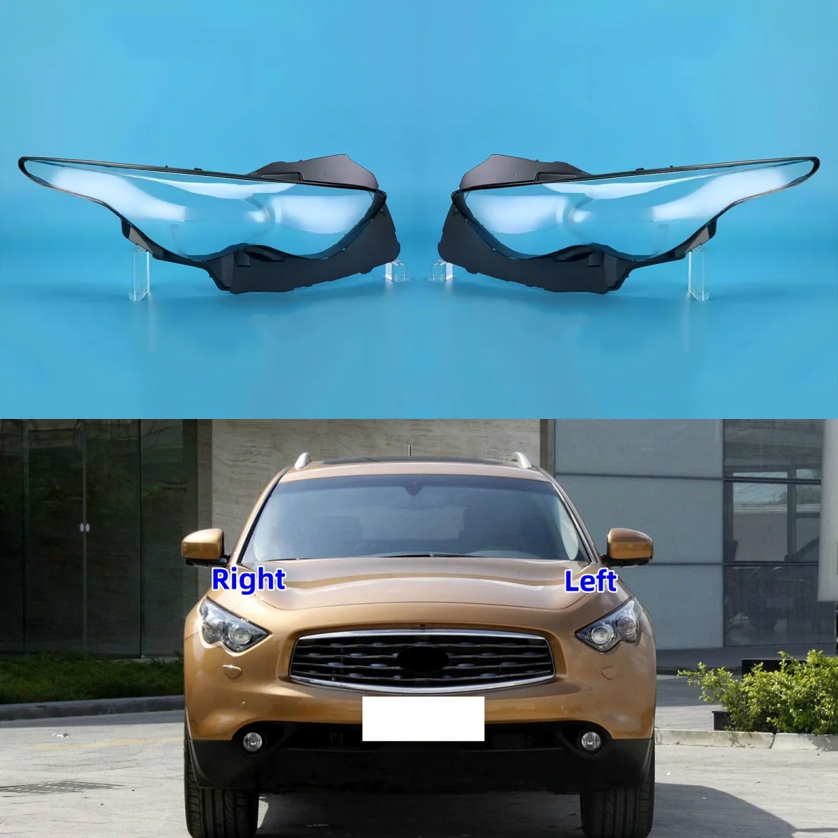 For Infiniti FX FX35 FX37 FX50 QX70 2009 2010 2011 2012 2013 Car Lens Headlamp Shell Headlight Cover Glass Light Shade Lampshade
For Infiniti FX FX35 FX37 FX50 QX70 2009 2010 2011 2012 2013 Car Lens Headlamp Shell Headlight Cover Glass Light Shade Lampshade