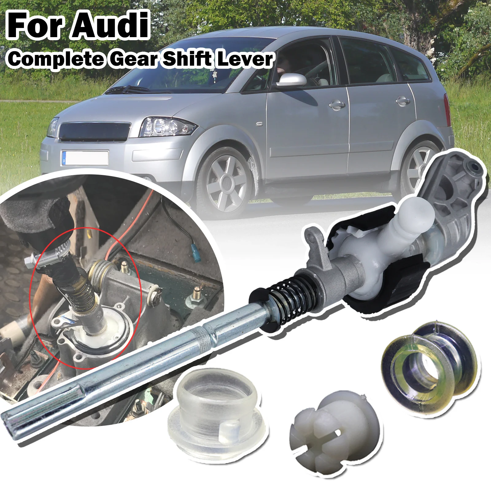 Gear Shifter Selector Lever Guide Bearing Shell Bushing MT Shifting Issue Fix Linkage End Repair Kit For Audi A2 A3 1J0711112E
Gear Shifter Selector Lever Guide Bearing Shell Bushing MT Shifting Issue Fix Linkage End Repair Kit For Audi A2 A3 1J0711112E