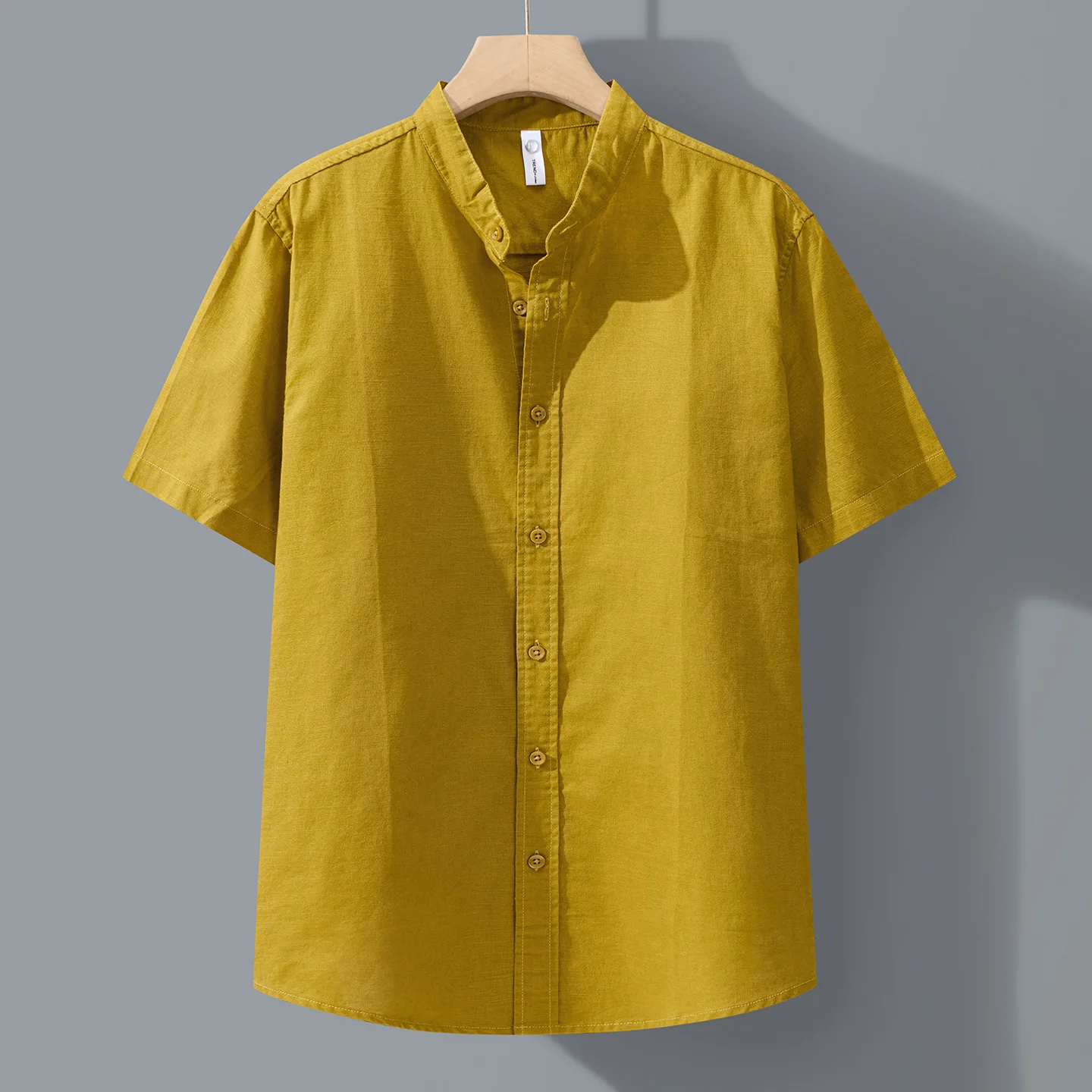 Men's Cotton Linen Short Sleeve Shirt Summer Thin Breathable Comfortable Sun Protection Casual Loose Fit Button up Pure Color
Men's Cotton Linen Short Sleeve Shirt Summer Thin Breathable Comfortable Sun Protection Casual Loose Fit Button up Pure Color