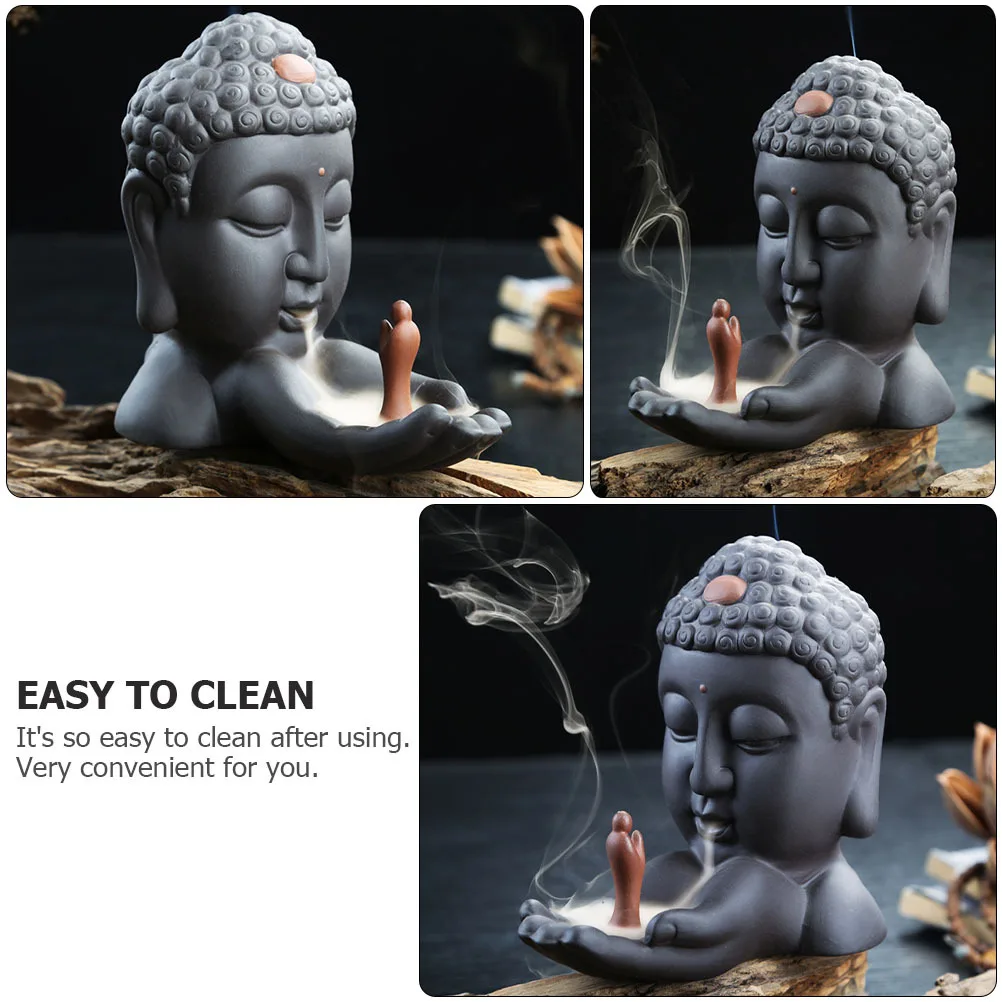 1Pcs Buddha Shape Zen Censer Backflow Incense Burner Aromatherapy Incense Burner Home Decor Red Porcelain Buddha Shape Censer
1Pcs Buddha Shape Zen Censer Backflow Incense Burner Aromatherapy Incense Burner Home Decor Red Porcelain Buddha Shape Censer