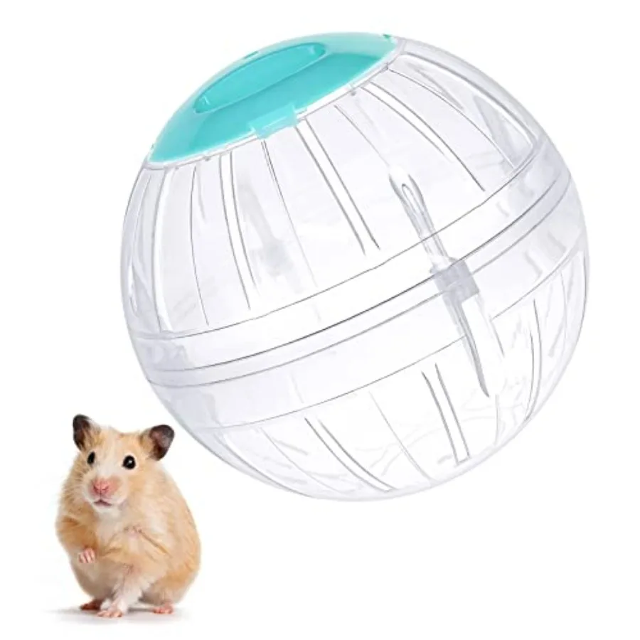 Hamster Exercise Ball, 5.7 Inch Transparent Running Wheel for Dwarf Hamsters to Reduce Boredom and Increase Activity
Hamster Exercise Ball, 5.7 Inch Transparent Running Wheel for Dwarf Hamsters to Reduce Boredom and Increase Activity