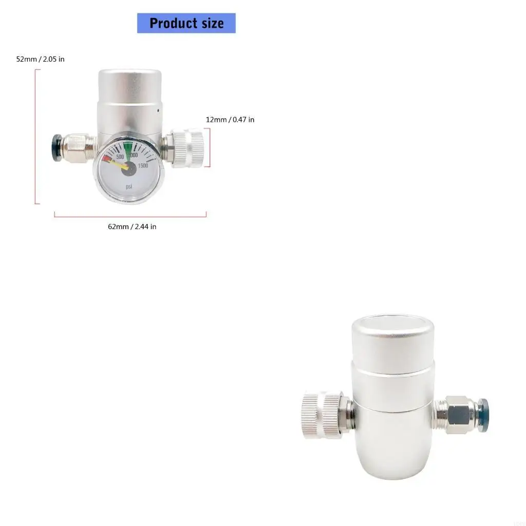 Professional Cream Whipper Pressure Regulator with 1500psi Gauge Adjustable
Professional Cream Whipper Pressure Regulator with 1500psi Gauge Adjustable