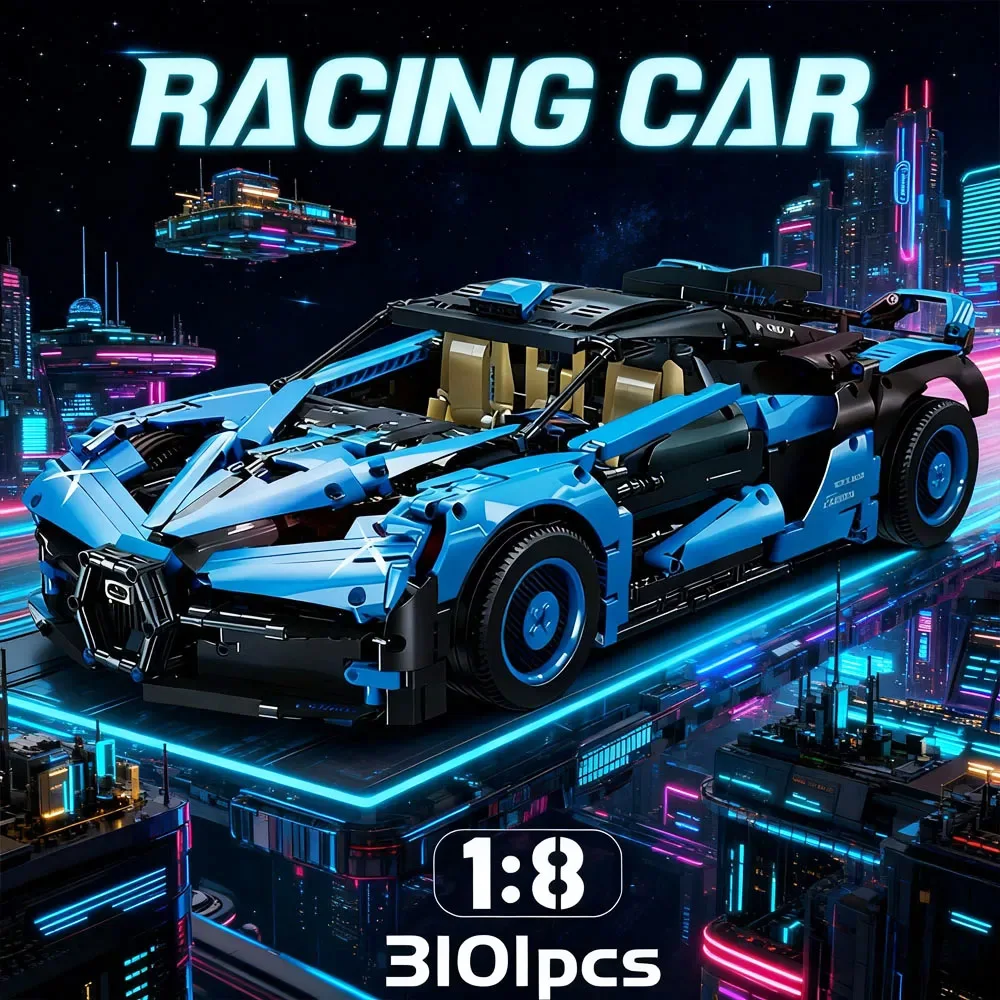 Technical MOC 88008 Bugat Tourbillon 3101PCS Building Bricks Sets 1:8 Sports Car Model for Adults Terminal Blocks Toys Gifts
Technical MOC 88008 Bugat Tourbillon 3101PCS Building Bricks Sets 1:8 Sports Car Model for Adults Terminal Blocks Toys Gifts