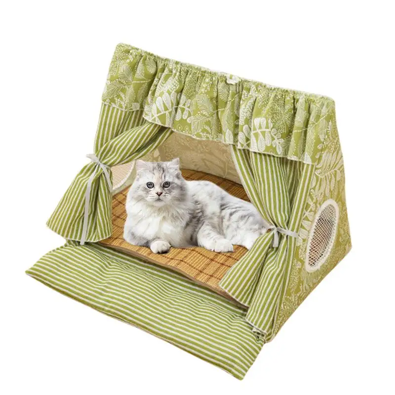 Cat Tent Bed Cat Cave Tent Removable Cooler Mat Comfortable Hut Pet Supplies For Puppies Kittens Rabbits And Small Animals
Cat Tent Bed Cat Cave Tent Removable Cooler Mat Comfortable Hut Pet Supplies For Puppies Kittens Rabbits And Small Animals