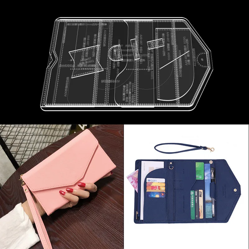 1Set DIY Acrylic Template New Fashion Convenience Card Package Coin Purse Leather Craft Pattern DIY Stencil Sewing Pattern
1Set DIY Acrylic Template New Fashion Convenience Card Package Coin Purse Leather Craft Pattern DIY Stencil Sewing Pattern